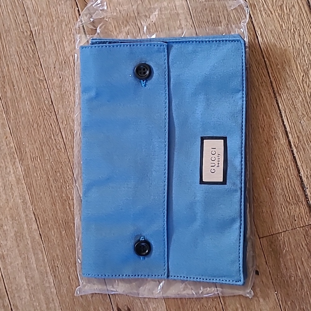 Nip Gucci Heavy Cotton Button Top Travel Pouch Bag - image 2